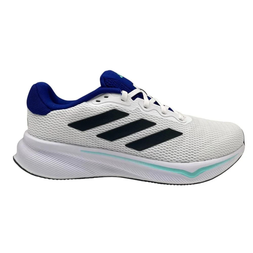 adidas Mens Response Athletic Running‎ Shoe Size 9.5 White/Aurora Ink/Flash Aqua